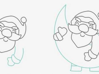 抱着月亮的圣诞老人4