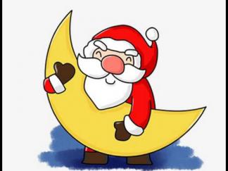 抱着月亮的圣诞老人5