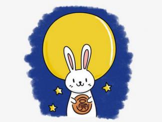 中秋节可爱的玉兔5