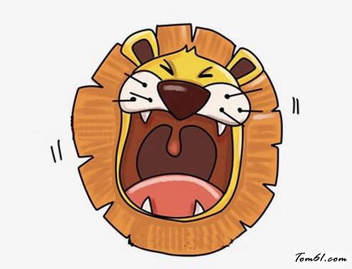 凶猛的狮子头像