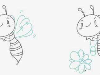 采花蜜的小蜜蜂4