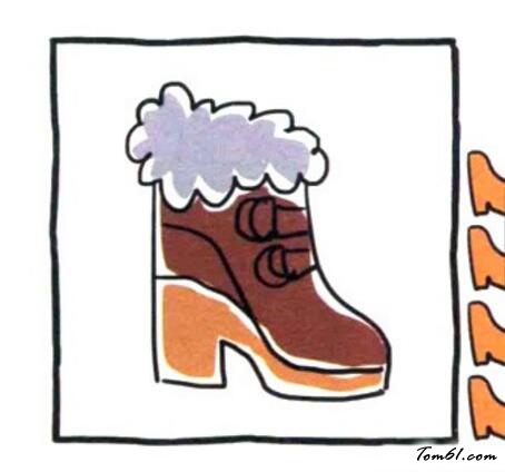 温暖又漂亮的靴子