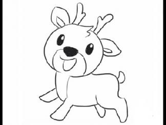 卡通小鹿4