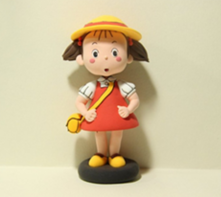 漂亮的小女孩彩泥橡皮泥制作教程图解
