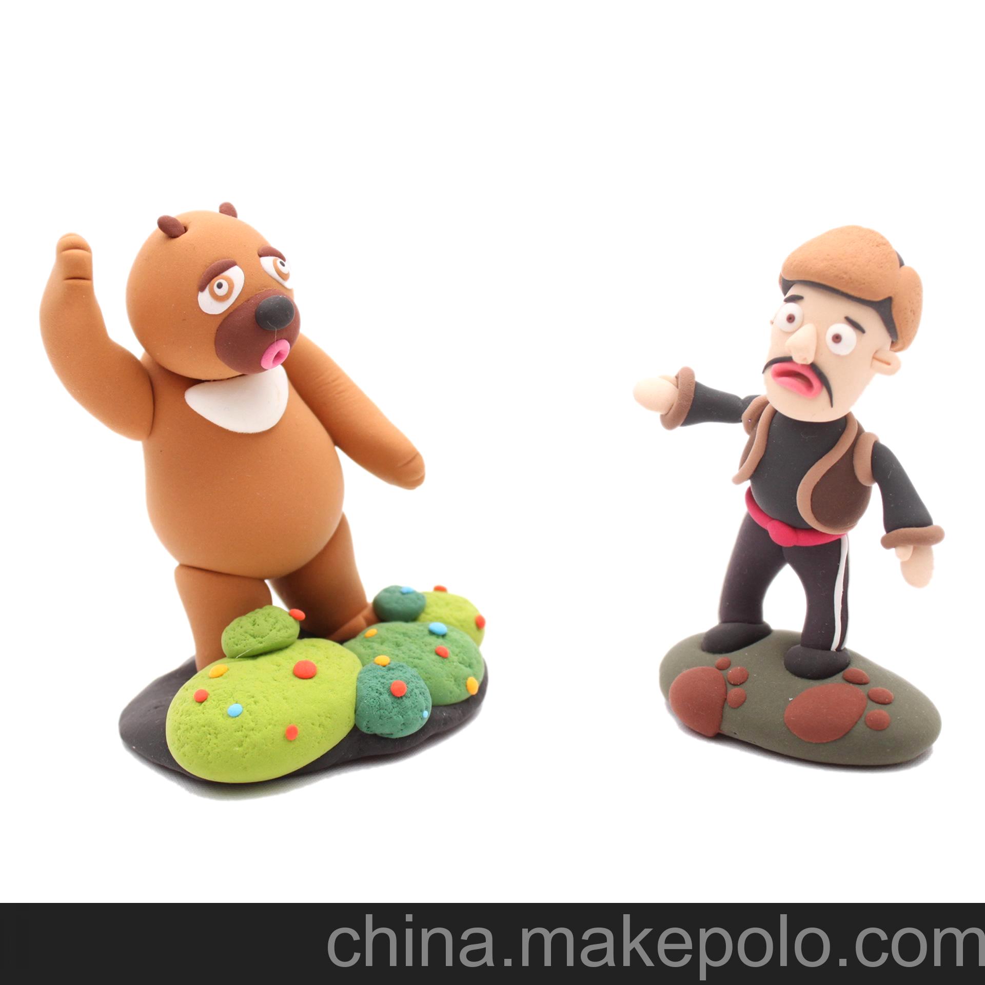熊出没橡皮泥作品图片1