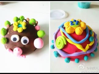 小怪兽1的彩泥橡皮泥制作教程图解