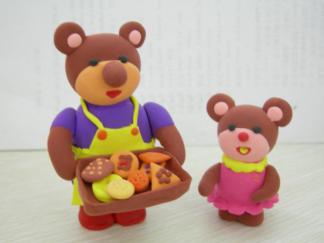 小袋鼠的彩泥橡皮泥制作教程图解