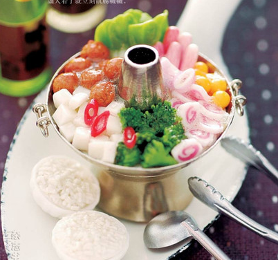 火锅1的彩泥橡皮泥制作教程图解