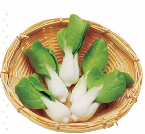 青菜的彩泥橡皮泥制作教程图解