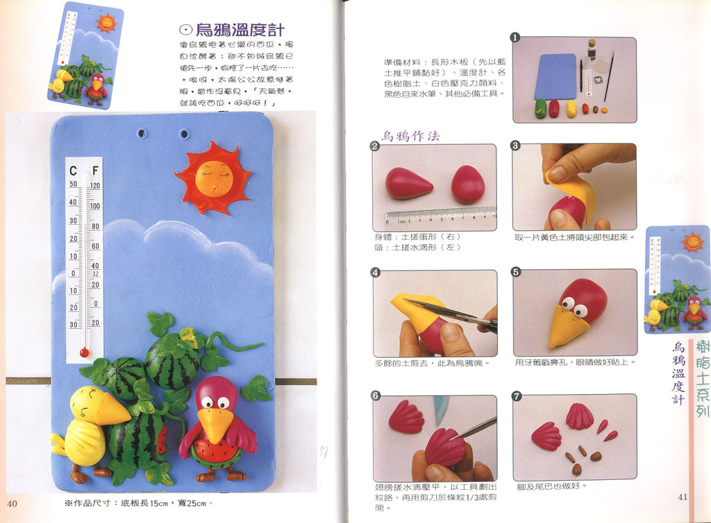 乌鸦温度计的制作方法图片1