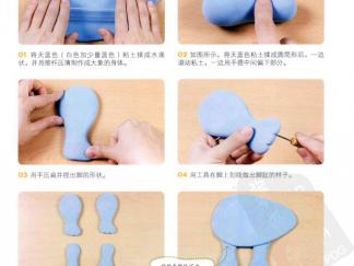 室内装饰品身高测量器的彩泥橡皮泥制作教
