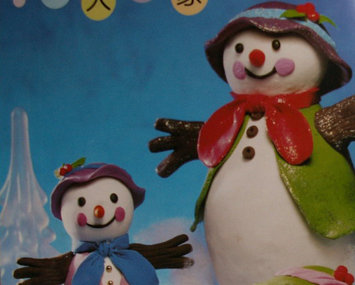 雪人世家的彩泥橡皮泥制作教程图解