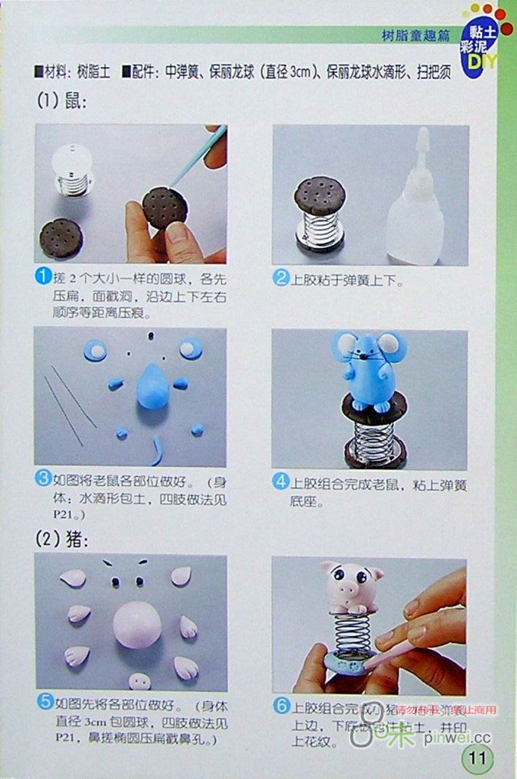 弹簧鼠的制作方法图片2