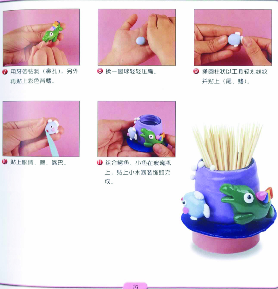 鳄鱼烛台的制作图片2
