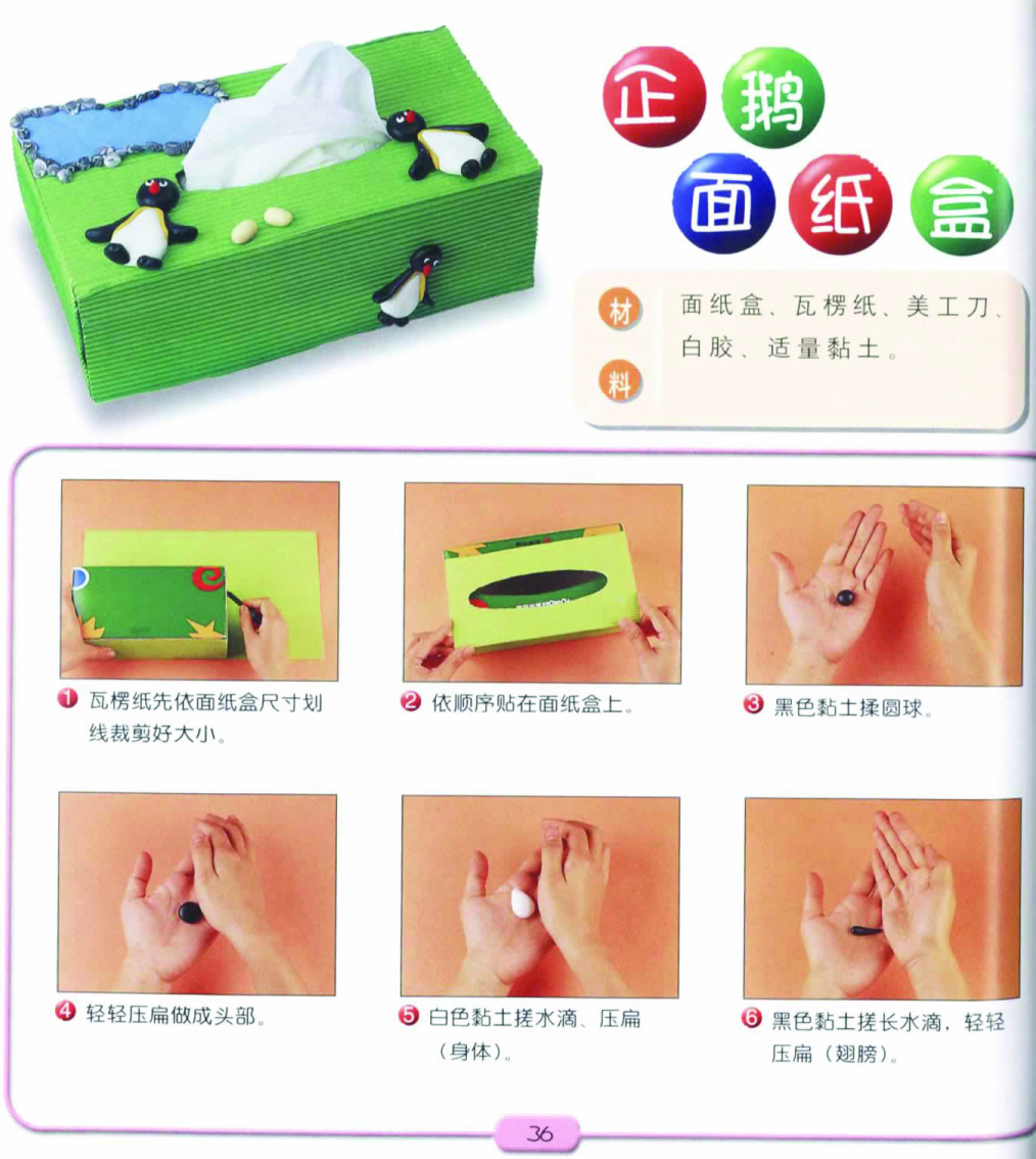 企鹅面巾纸的制作图片1