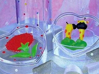 糖果和康乃馨的彩泥橡皮泥制作教程图解