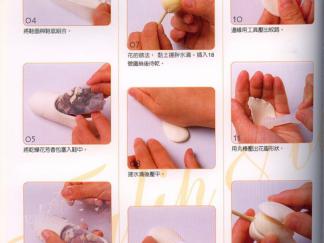 漂亮的郁金香的彩泥橡皮泥制作教程图解