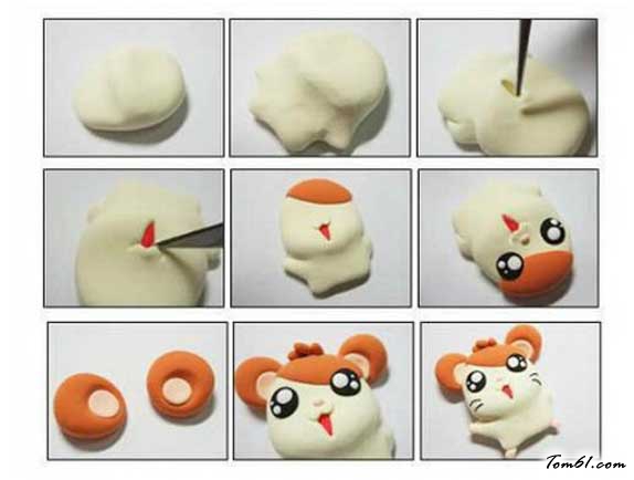 小猴子1的彩泥橡皮泥制作教程图解