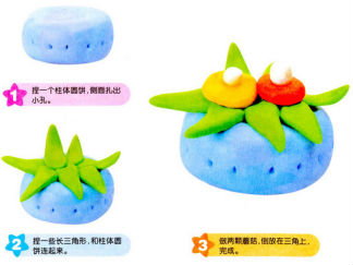 蔬菜点心的彩泥橡皮泥制作教程图解