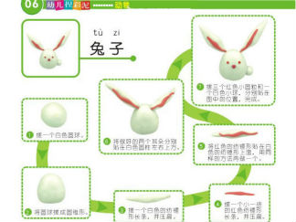 兔子彩泥橡皮泥制作教程图解