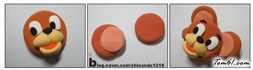 杰瑞鼠的彩泥橡皮泥制作教程图解图片2