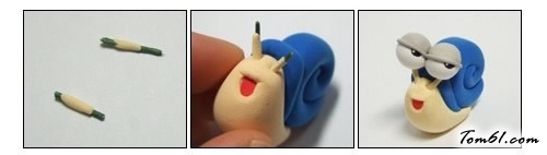 小蜗牛的彩泥橡皮泥制作教程图解图片4