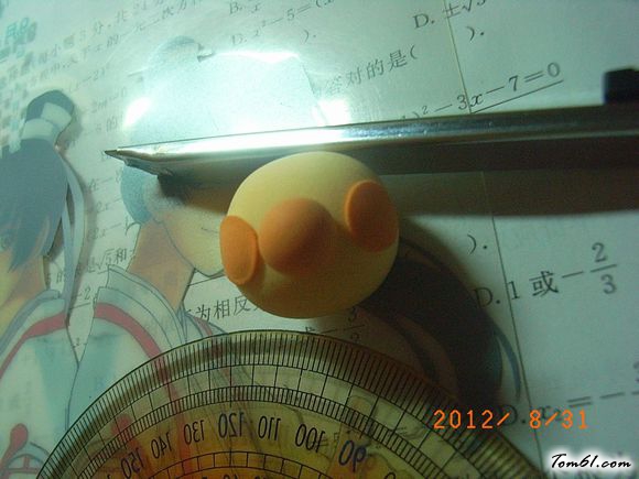 挂件面包超人彩泥橡皮泥制作教程图解图片3