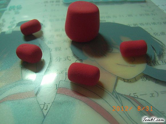 挂件面包超人彩泥橡皮泥制作教程图解图片4