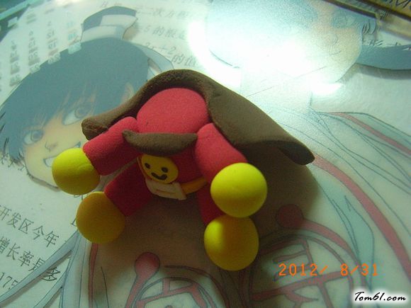 挂件面包超人彩泥橡皮泥制作教程图解图片10