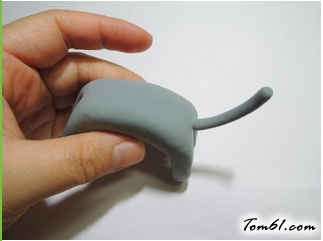 灰色蓝眼小猫咪的彩泥橡皮泥制作教程图解图片14
