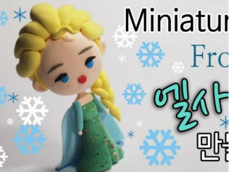 冰雪奇缘艾莎的彩泥橡皮泥制作教程图解
