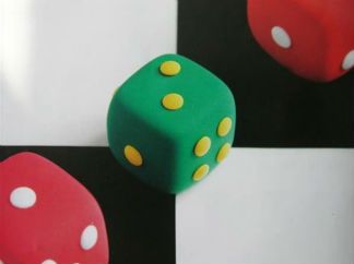 色子的彩泥橡皮泥制作教程图解