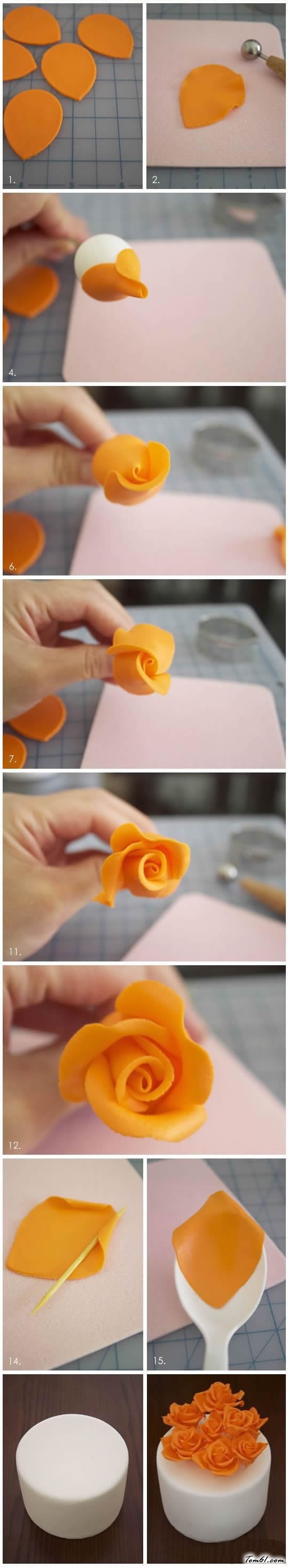 牡丹花盆景的彩泥橡皮泥制作教程图解图片2