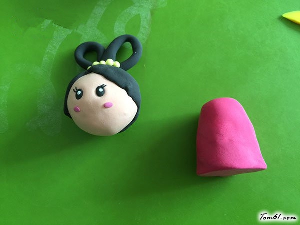 嫦娥姐姐的彩泥橡皮泥制作教程图解图片6