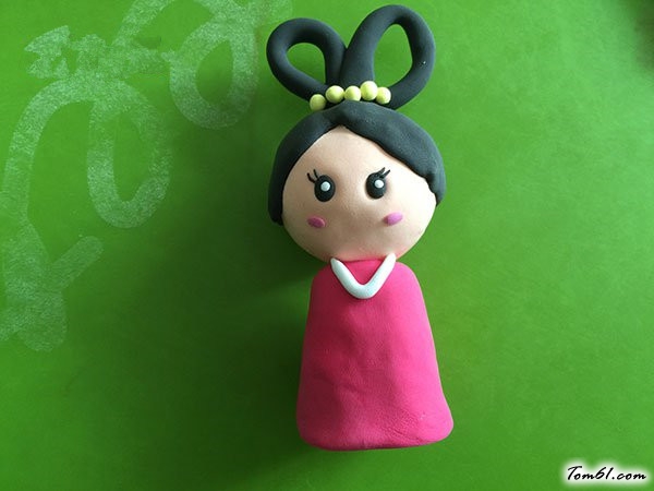 嫦娥姐姐的彩泥橡皮泥制作教程图解图片7