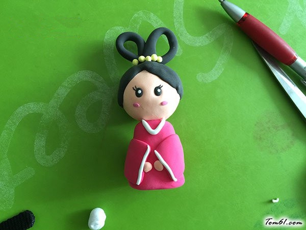 嫦娥姐姐的彩泥橡皮泥制作教程图解图片10
