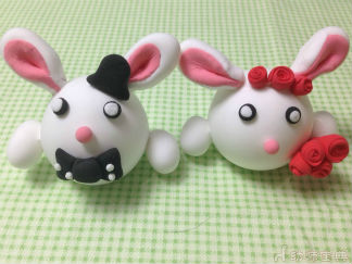 呆萌小兔的彩泥橡皮泥制作教程图解