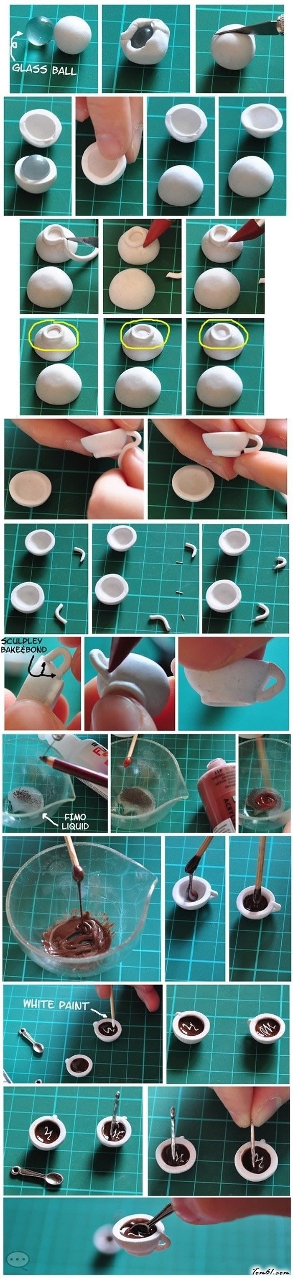 杯子的彩泥橡皮泥制作教程图解图片1