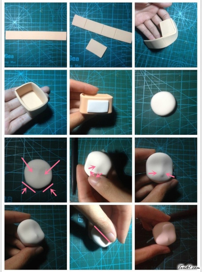 剑灵秦夕颜的彩泥橡皮泥制作教程图解图片2