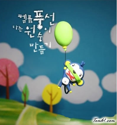 飞翔的小猴子的彩泥橡皮泥制作教程图解