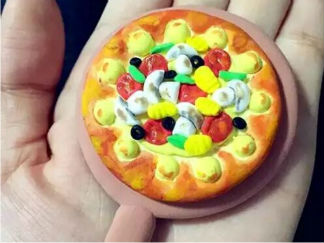 披萨的彩泥橡皮泥制作教程图解