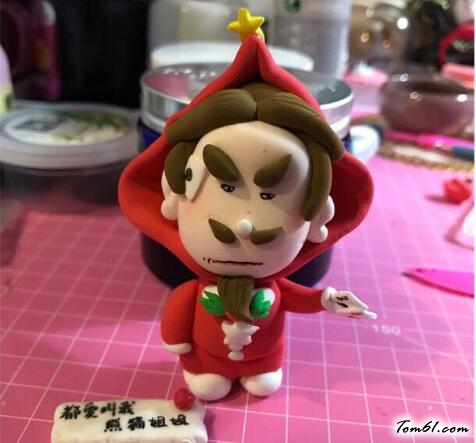 农民和地主人偶的彩泥橡皮泥制作教程图解