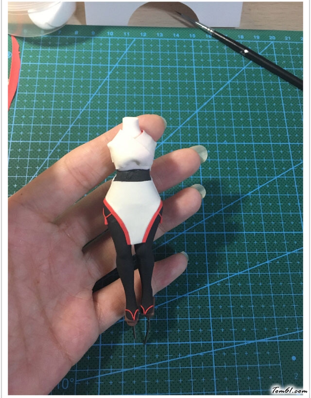 姑获鸟粘土小人的彩泥橡皮泥制作教程图解图片7