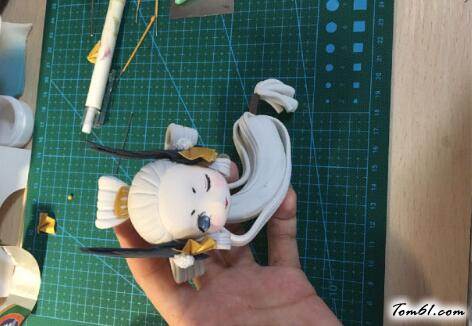 姑获鸟粘土小人的彩泥橡皮泥制作教程图解