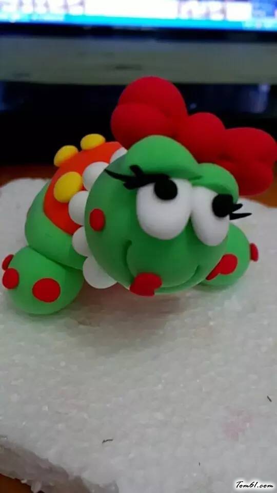 小乌龟的彩泥橡皮泥制作教程图解3图片1