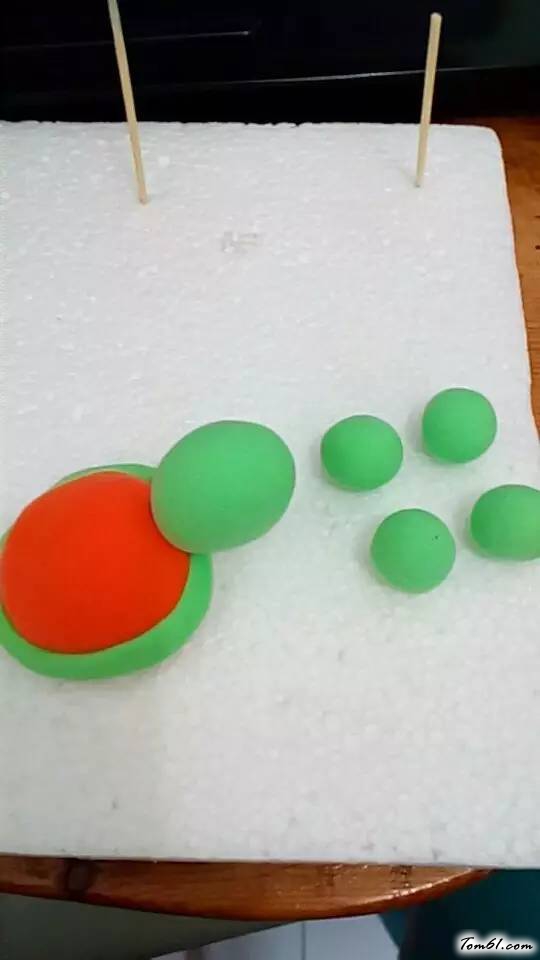 小乌龟的彩泥橡皮泥制作教程图解3图片3