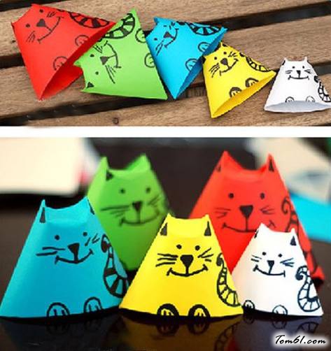 立体小猫的手工制作教程图解图片1