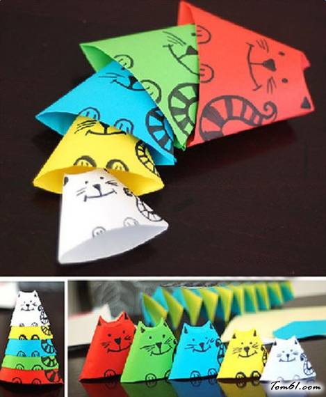 立体小猫的手工制作教程图解图片3