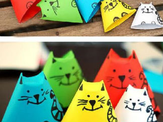 立体小猫的手工制作教程图解