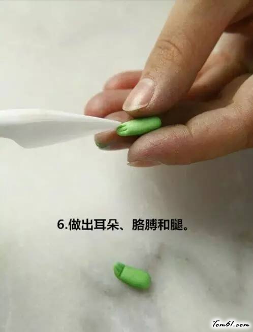 小青蛙3的彩泥橡皮泥制作教程图解图片7